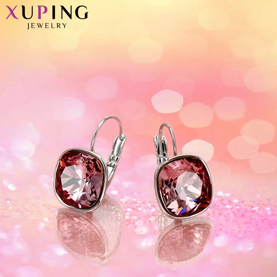 Xuping модные серьги Свадебные подарки кристаллы от Swarovski Красочные очаровательные Висячие серьги для женщин Подарки M42-200