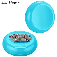 1pc magnetic sewing pincushion round magnetic pin holder sewing pin storage case needle cushion tool for sewing diy quilting