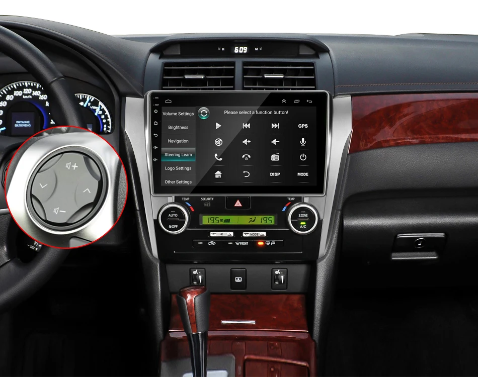 Для Toyota Camry 8 50 55 2012- Android 8,1 2 Din автомагнитола 2G+ 32G coche плееры навигация gps головное устройство RDS тюнер 2din
