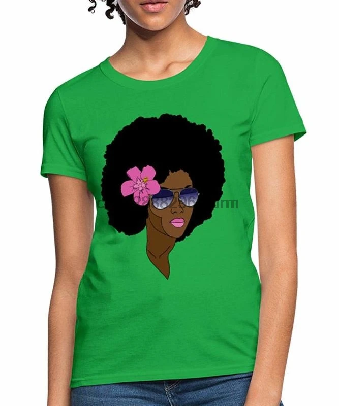 Женская футболка Afro Hunny 4387 | Мужская одежда