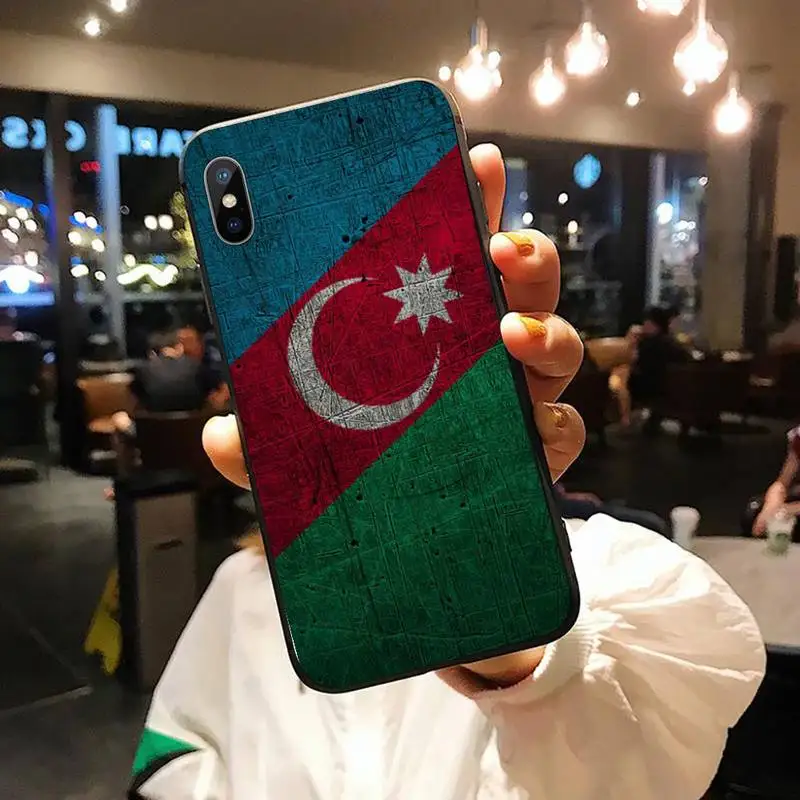 

Azerbaijan buta flag fashion design Phone Case for iPhone 11 12 pro XS MAX 8 7 6 6S Plus X 5S SE 2020 XR luxury design shell