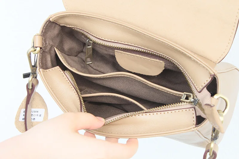 Сумка-мессенджер женская из воловьей кожи винтажная оранжевого цвета 100% | Багаж и