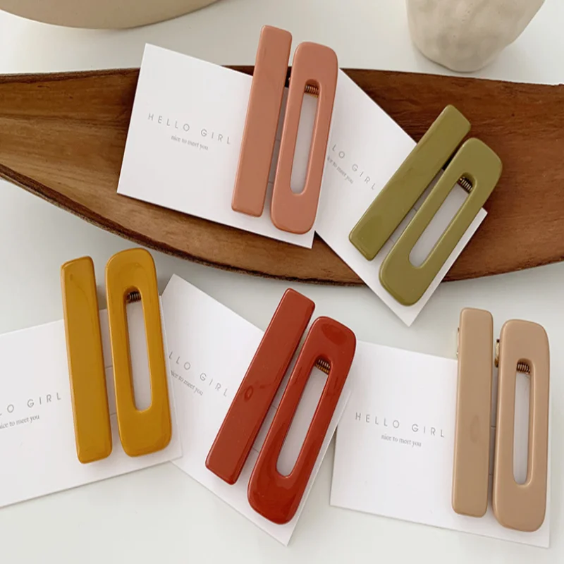 Супер текстурированная шпилька для волос авокадо в стиле Instagram осень-зима