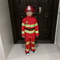 fireman sam costume officer cosplay childrens day role play uniform girl boy firefighter toys set birthday gift fancy halloween