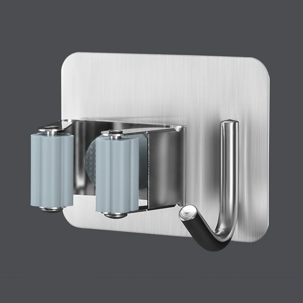 Многофункциональный держатель для метлы из нержавеющей стали тяжелый