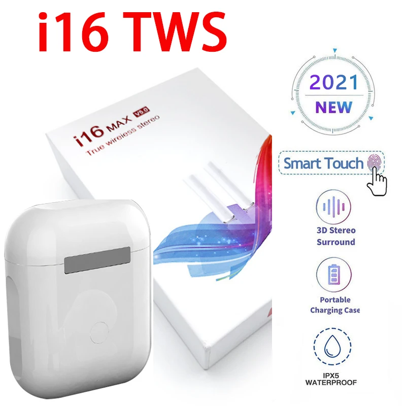 

The original i16 TWS wireless bluetooth headset is suitable for Xiaomi Samsung Android PK i7s i11 i12 i18 i9000 i99999 i9999 i14