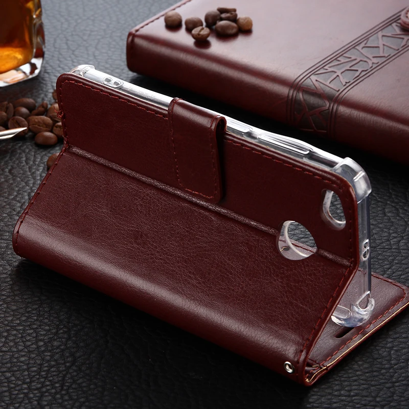 For Coque Xiaomi Redmi 4X 5.0&quot Case Leather Wallet Flip Cover Card Slots Phone Cases 4 X | Мобильные телефоны и