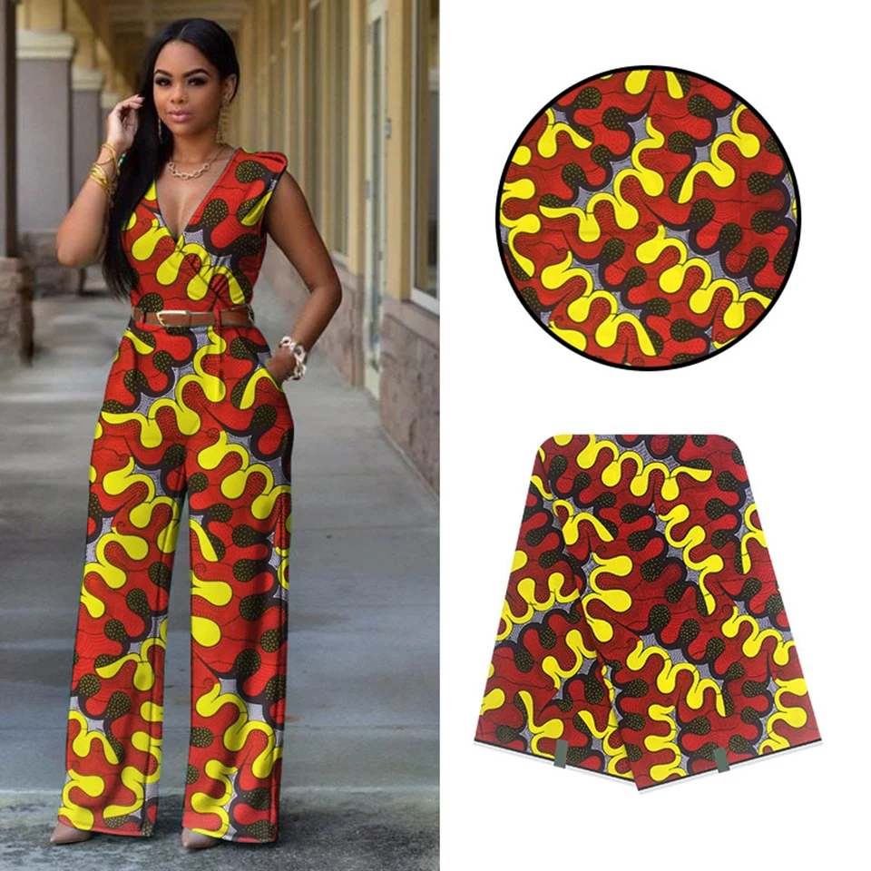 

6 Yards Mitex Wax Print/ African Fabrics Kitenge/Pagnes/Tissues Africain/ Lapa/Chitenge Y-649