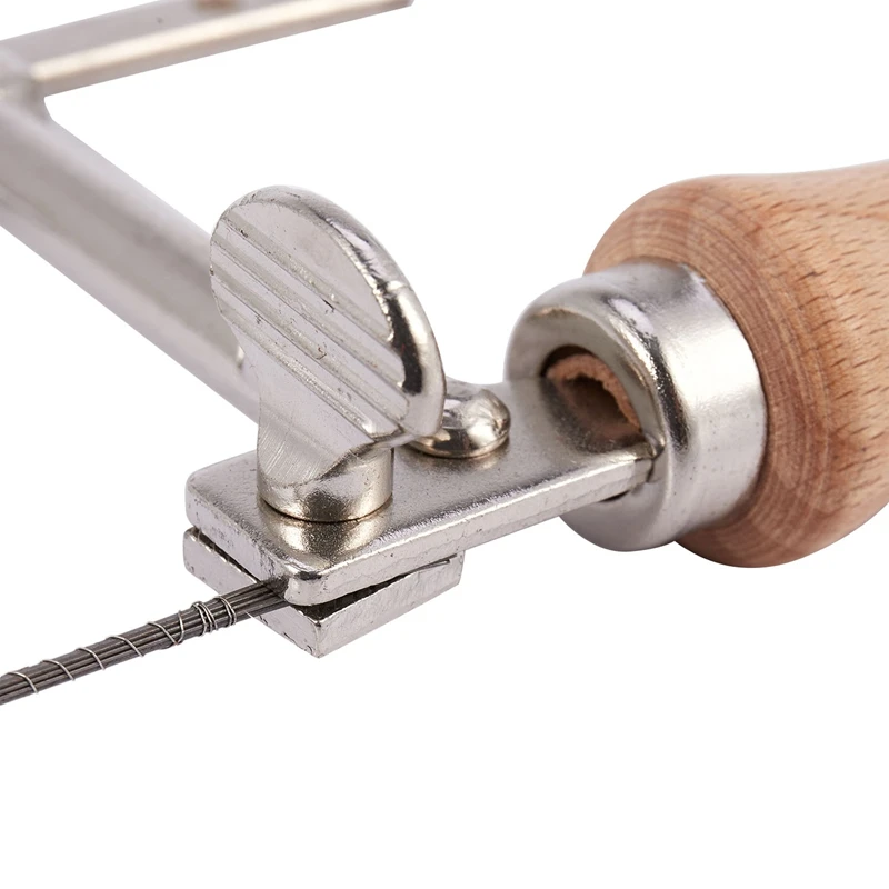 Профессиональная Регулируемая пила лук деревянная ручка Ювелирная рама ручные