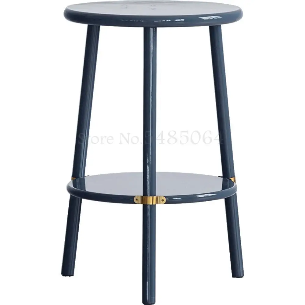 Круглый боковой столик/прикроватный столик с высоким блеском/Диванный