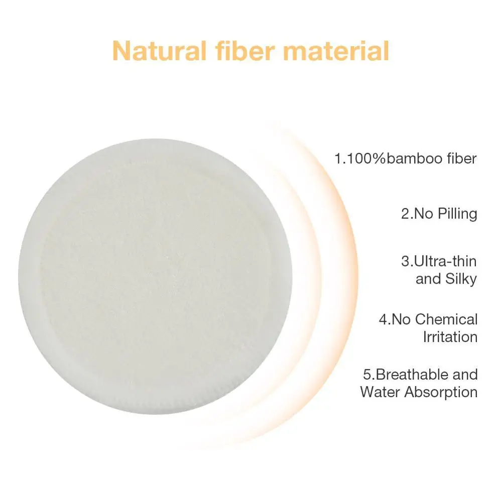 Многоразовые ватные прокладки для удаления макияжа 12 шт. средство снятия лица
