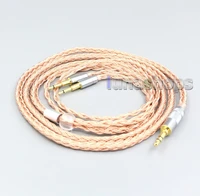 ln006760 2 5mm 4 4mm 3 5mm xlr 16 core 99 7n occ earphone cable for hifiman he560 he 350 he1000 v2 headphone 2 5mm pin
