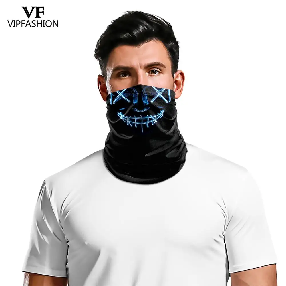 Шарф Труба Мужской с принтом клоуна и черепа волшебная Балаклава бандана для