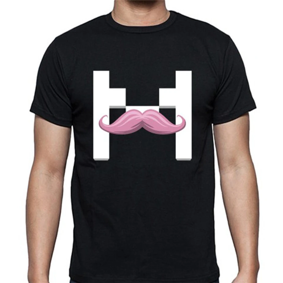 Новый Markiplier Marfstache логотип мужская Черная футболка Размер Funny Забавный дизайн |