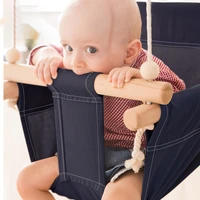 baby safety swing cartoon canvas chair hanging wood outdoor swinging rocking chair baby toy baby room decorations