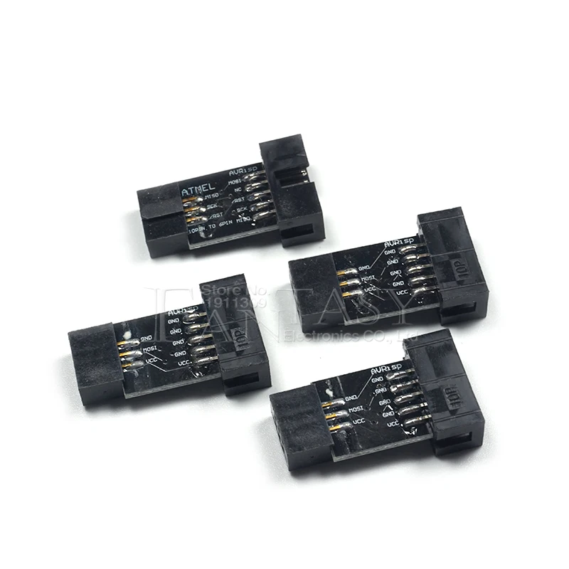 5 шт. 10Pin к 6Pin плата адаптера для AVRISP MKII USBASP STK500 Новый | Электронные компоненты и