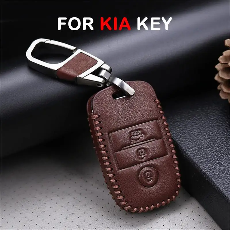 Для Kia Rio K2 Ceed Sportage Soul Sorento Cerato Spectra Carens Forte Borrego автомобильный брелок с цепью защитный чехол для ключей