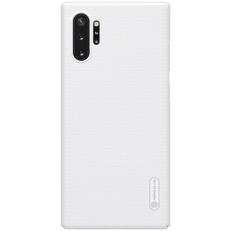 Чехол Nillkin для samsung Note 10 Plus 5G, Матовый Жесткий чехол из поликарбоната, пластиковый чехол для телефона, чехол для samsung Galaxy Note10 Plus - Цвет: White