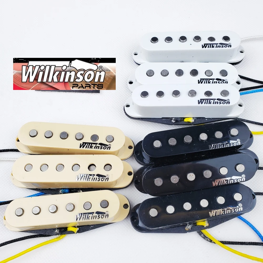 wilkinson 60er wvs alnico v single coil gitarre pickups schwarz elektrische gitarre pickups für stratocaster gitarre made in korea free global sh