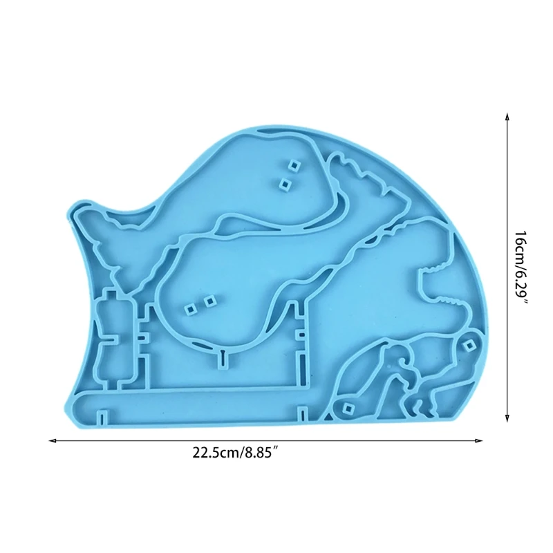 

2021 New Resin Epoxy DIY Epoxy Dinosaur Wine Holder Silicone Mold Jewelry Making