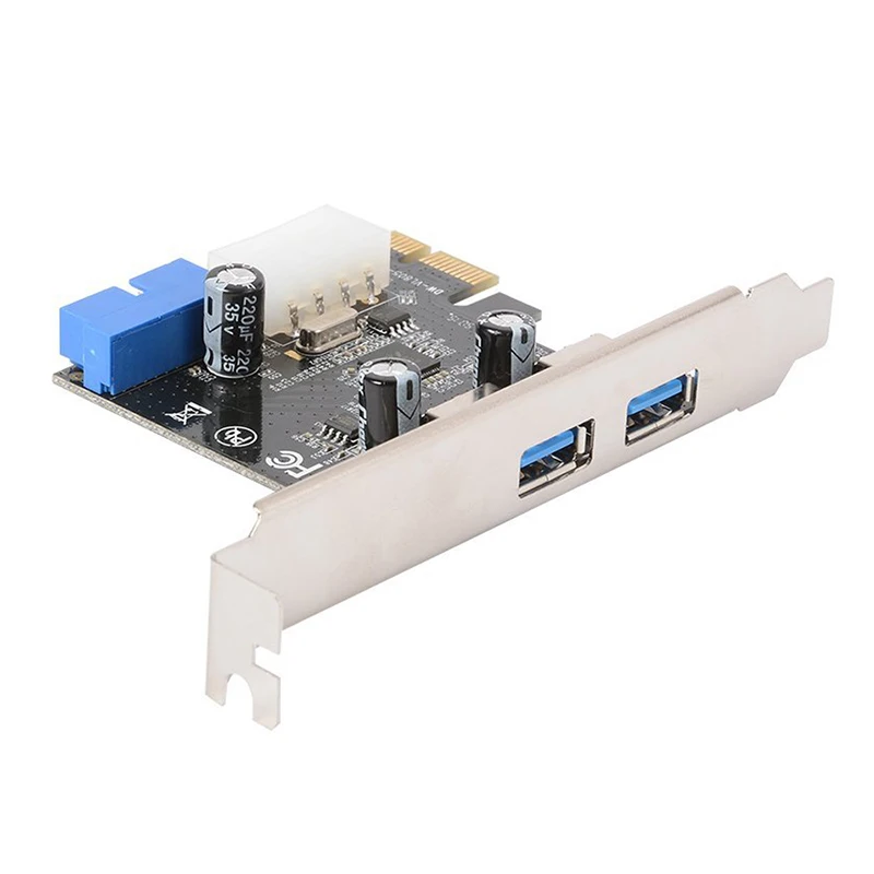 Рабочий стол PCI-E USB 3 0 карты расширения с Интерфейс двойной Порты 20-контактный