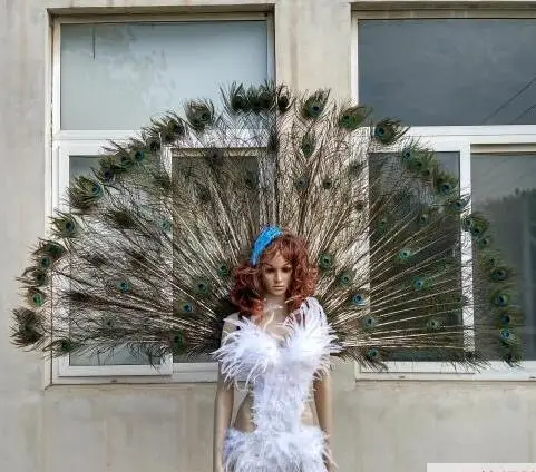 

Peacock Tail Catwalk Performance Women Stage