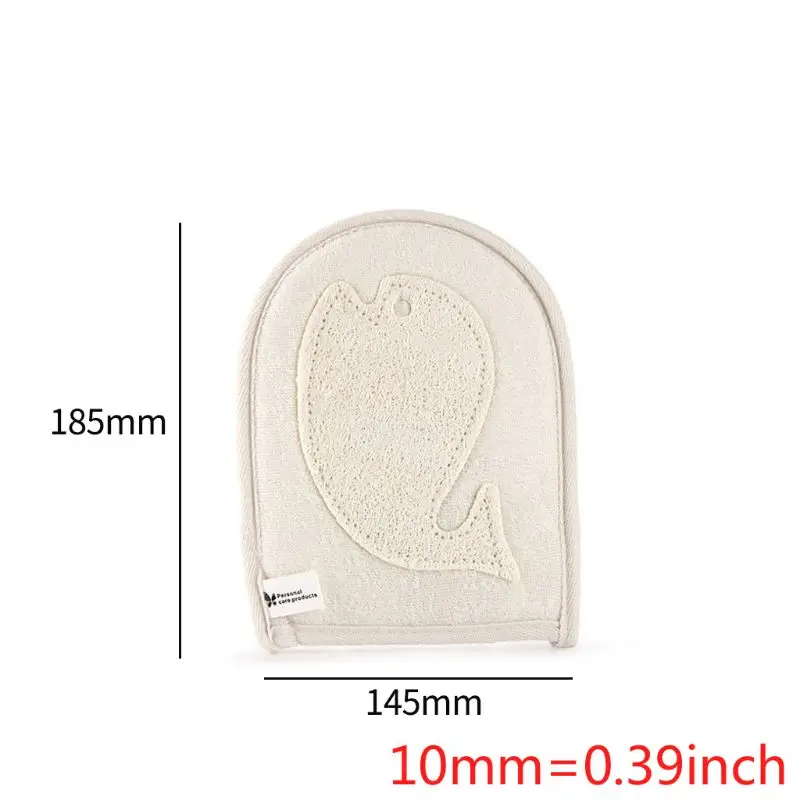 Сильная отшелушивающая мочалка-губка для тела перчатки уборки удаление