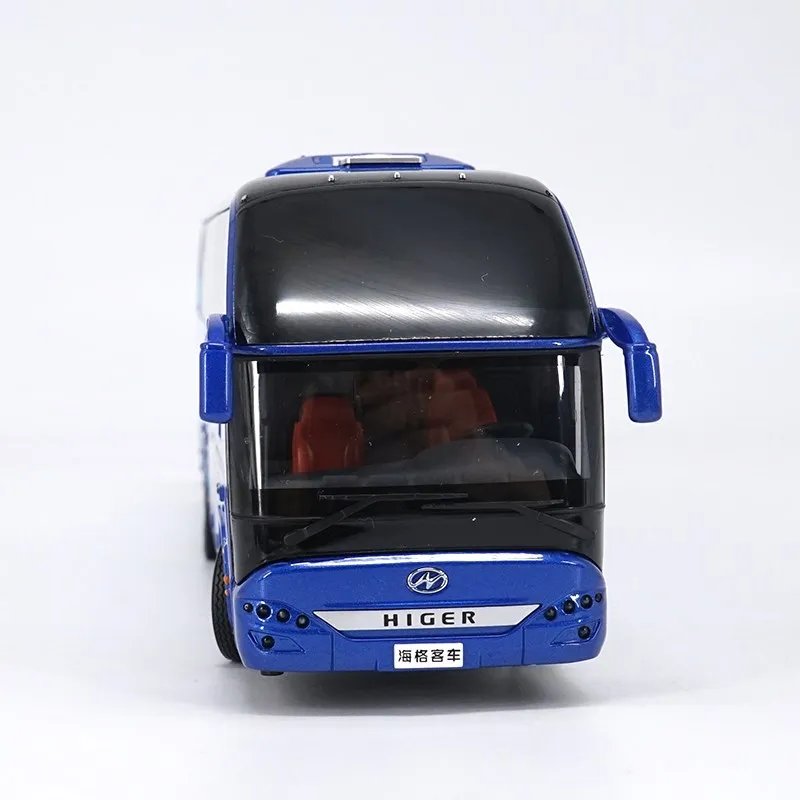 Original Collectible Higer 1:42 China Gold Dragon KLQ6125B Travel Bus Die Cast Model toy bus model for christmas gift Collection | Игрушки и