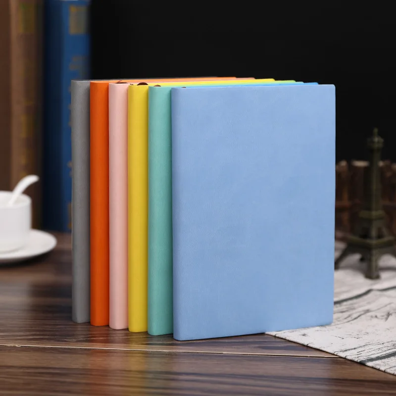 

School Office Simple Business Pu Leather Notebook Customized Student A5 Notepad Sketchbook Stationery Sketch book Sketch book