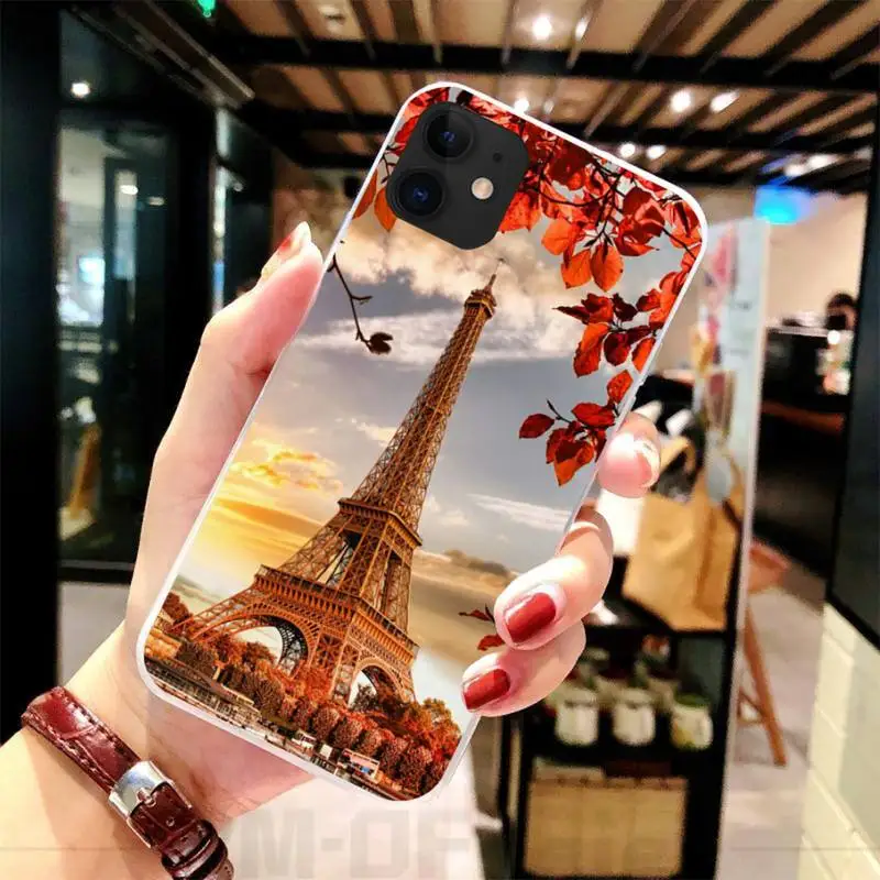 Модный чехол для телефона с изображением Парижской Эйфелевой башни iphone 5C 5 6 6s plus 7