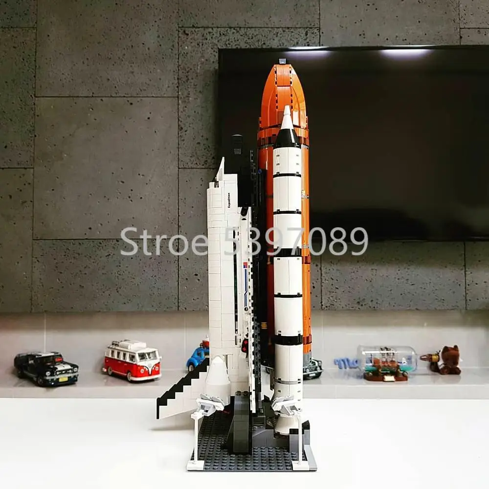 В наличии строительные блоки 16014 совместимые с Legoingys Shuttle Expedition 10231 игрушки
