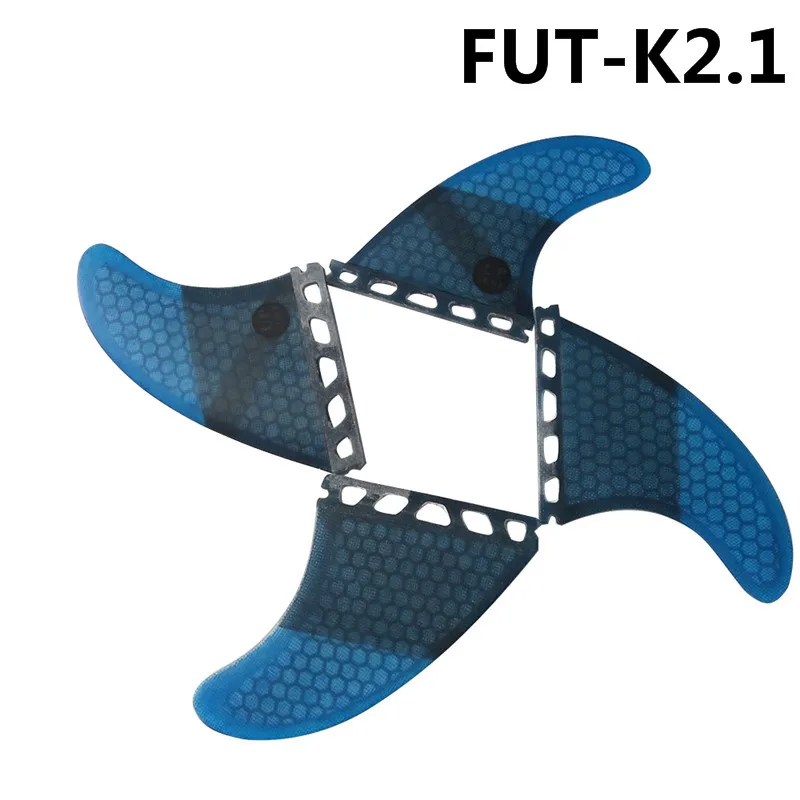 Surf Future K2.1 плавники для серфборда Quad плавник с Сотами из стекловолокна серфинга 4 в