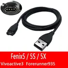 1 м зарядка через USB кабель для наручных gps-часов Garmin Fenix 5X, 5S 5X Forerunner 935 Quatix чехлы для айфонов 5 5 сапфир Vivoactive 3 Продолжительность работы батареи D2 Чарли подход S60