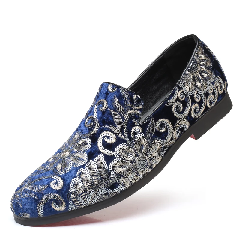 

New 2020 Men Loafers Men Casual Shoes Handmade Fashion Comfortable Sequin Men Payty Shoes Male Shoes For Men With Free Shipping