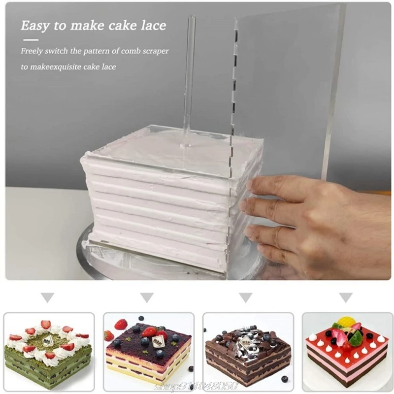 Набор акриловых круглых/квадратных дисков для торта базовые панели с