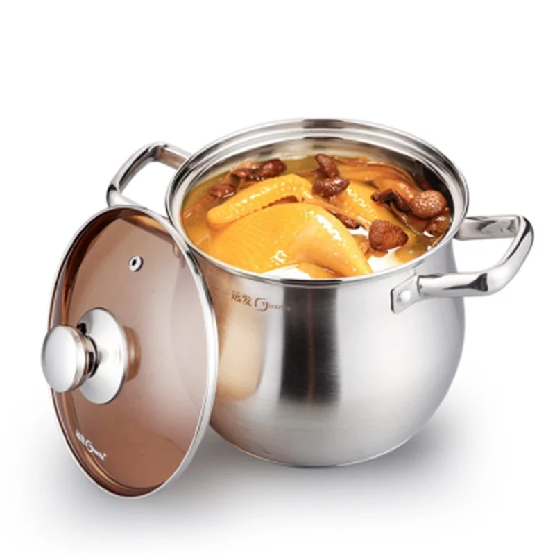 Кастрюля для супа из нержавеющей стали пищевых продуктов утолщенная композитная