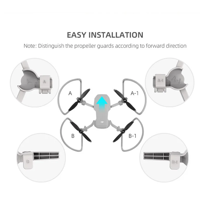 Посадочная Шестерня Quicke Release Drone Propeller Защитная крышка Анти-столкновения кольцо