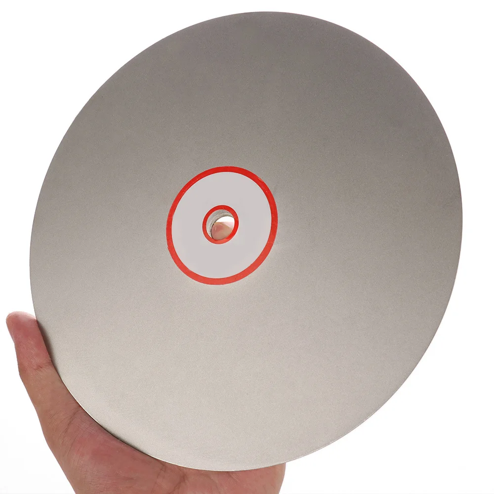 8 Inch Diameter Grit 3000 Diamond Grinding Disc Abrasive Wheel Coated Flat Lap Disk for Gemstone Jewelry Glass Rock Ceramics | Инструменты