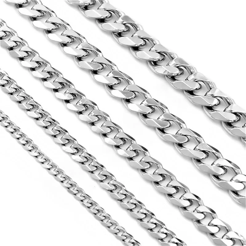 

316 Titanium Steel NK3 Figaro Jewelry Chain Men and Women Thick And Thin Hip Hop Necklace European and American pers