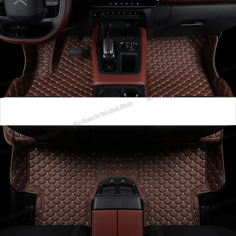 Кожаный коврик Lsrtw2017 для салона автомобиля напольный Citroen C5 Aircross 2017 2018 2019 2020 2021