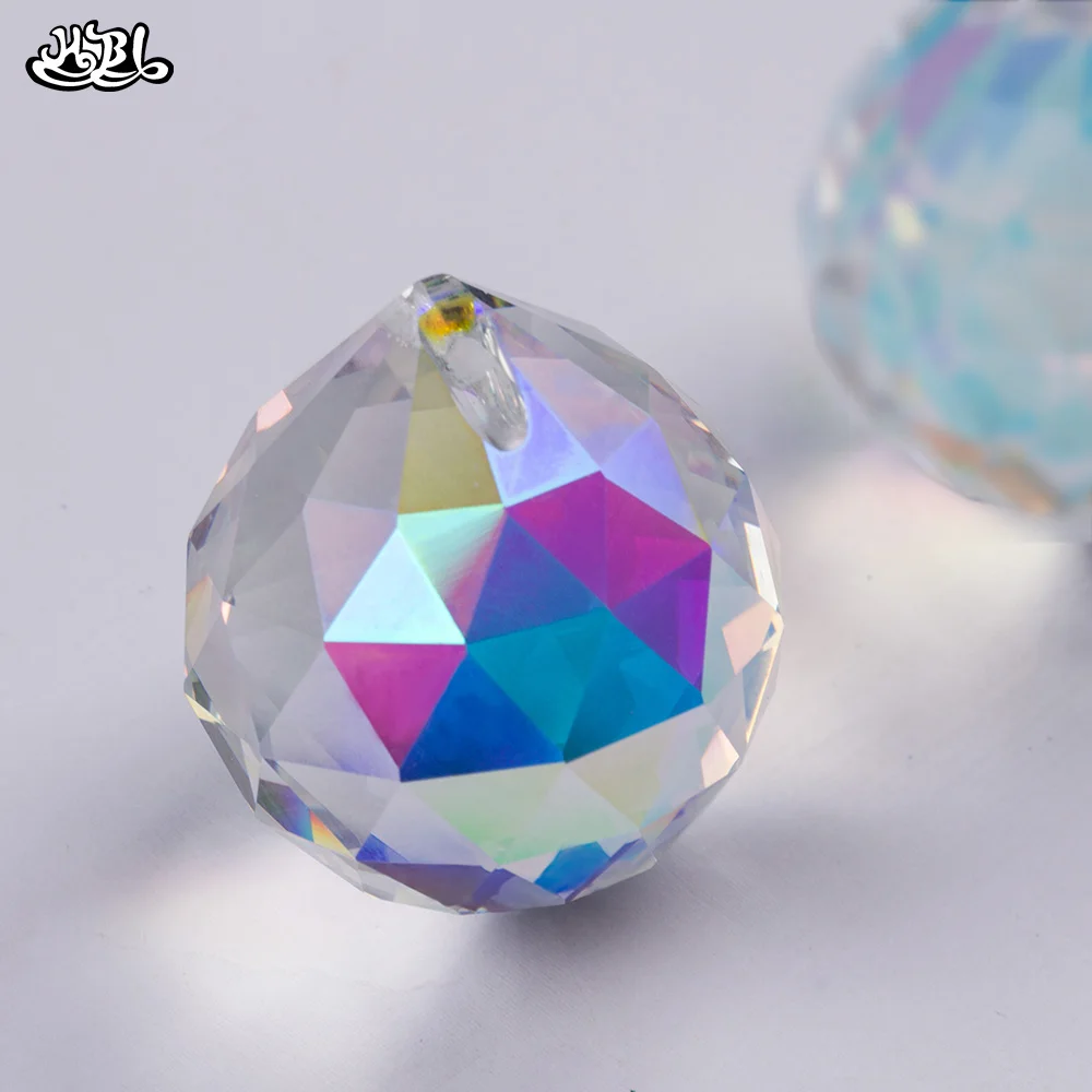 1pcs/lot 40mm Crystal AB Glass Crystals Ball For Chandelier Door Curtain Decoration Wedding | Лампы и освещение