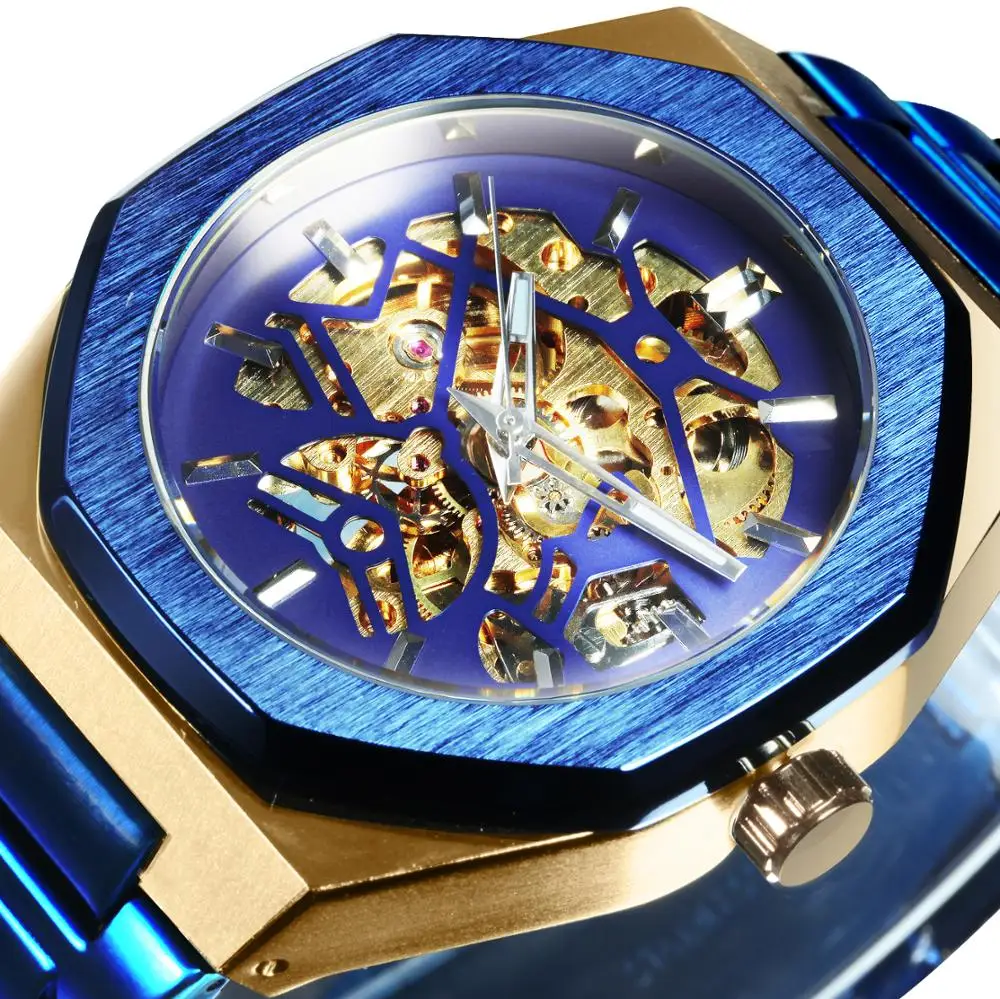 Часы наручные Forsining Мужские механические модные автоматические деловые