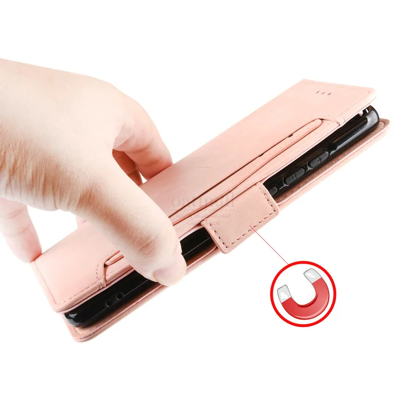 wallet cases for oppo realme 8 pro 4g case magnetic closure book flip cover for oppo realme 8 leather card holder phone bags free global shipping