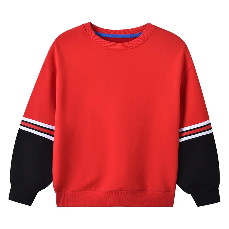 

Children's Clothing Cotton Baby Boys Thicken Sweatshirts Autumn Winter Kids Clothes Patchwork Red 2-10Y Boys Outerwear Costume