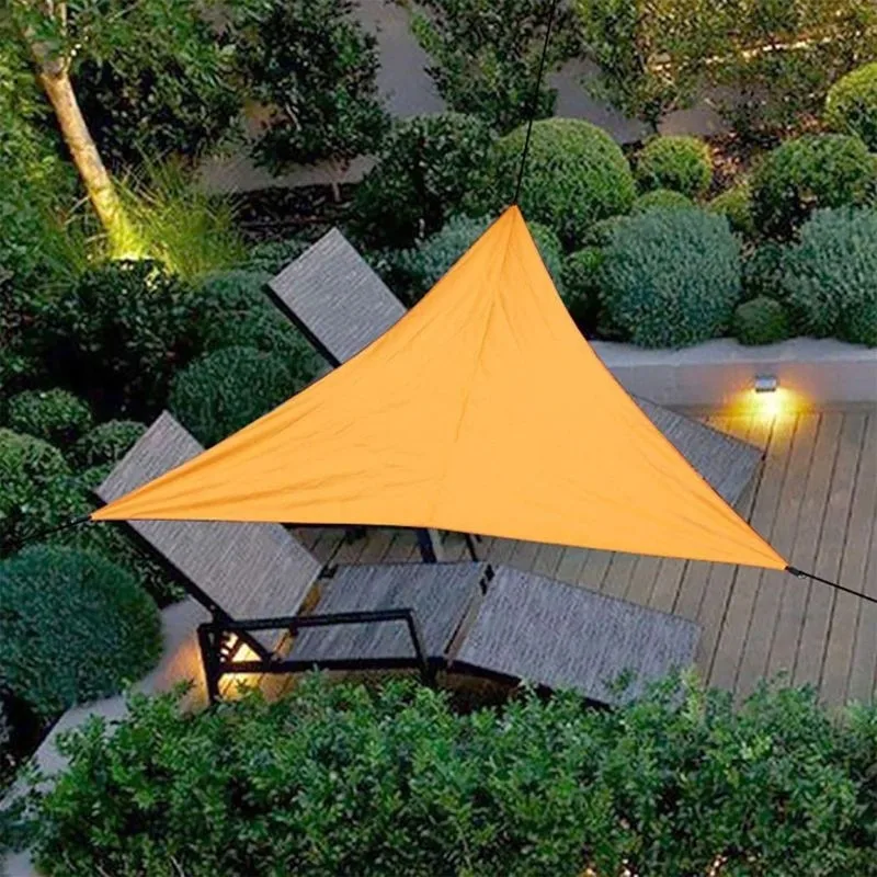 

Triangular Outdoor Awnings Waterproof Sun Shelter Sunshade Protection Outdoor Canopy Garden Patio Pool Shade Sail Awning