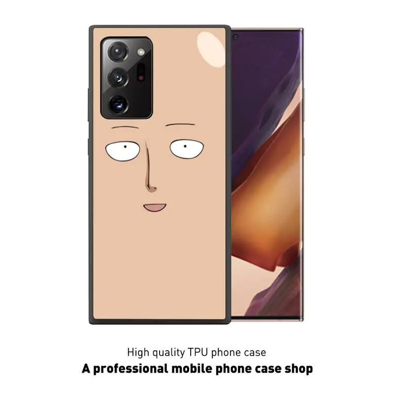 

One-Punch Man Anime Phone Case Black Cover For Samsung S5 6 6Edge 7 8 9 10 10E 10Plus 20 20lite 20Ultra Cases