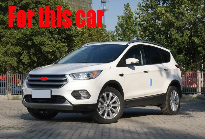 ABS хромированный задний фонарь задняя рамка крышка лампы молдинг для Ford Kuga Escape 2017