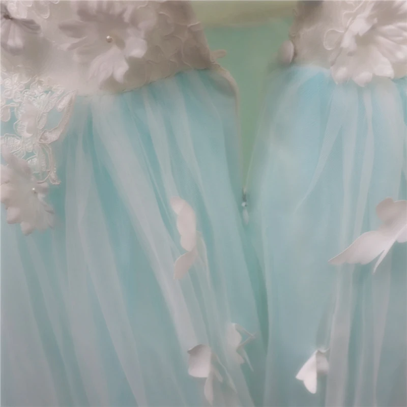 Детские длинные платья для выпускного бабочки девочек бутик вечерние бальные