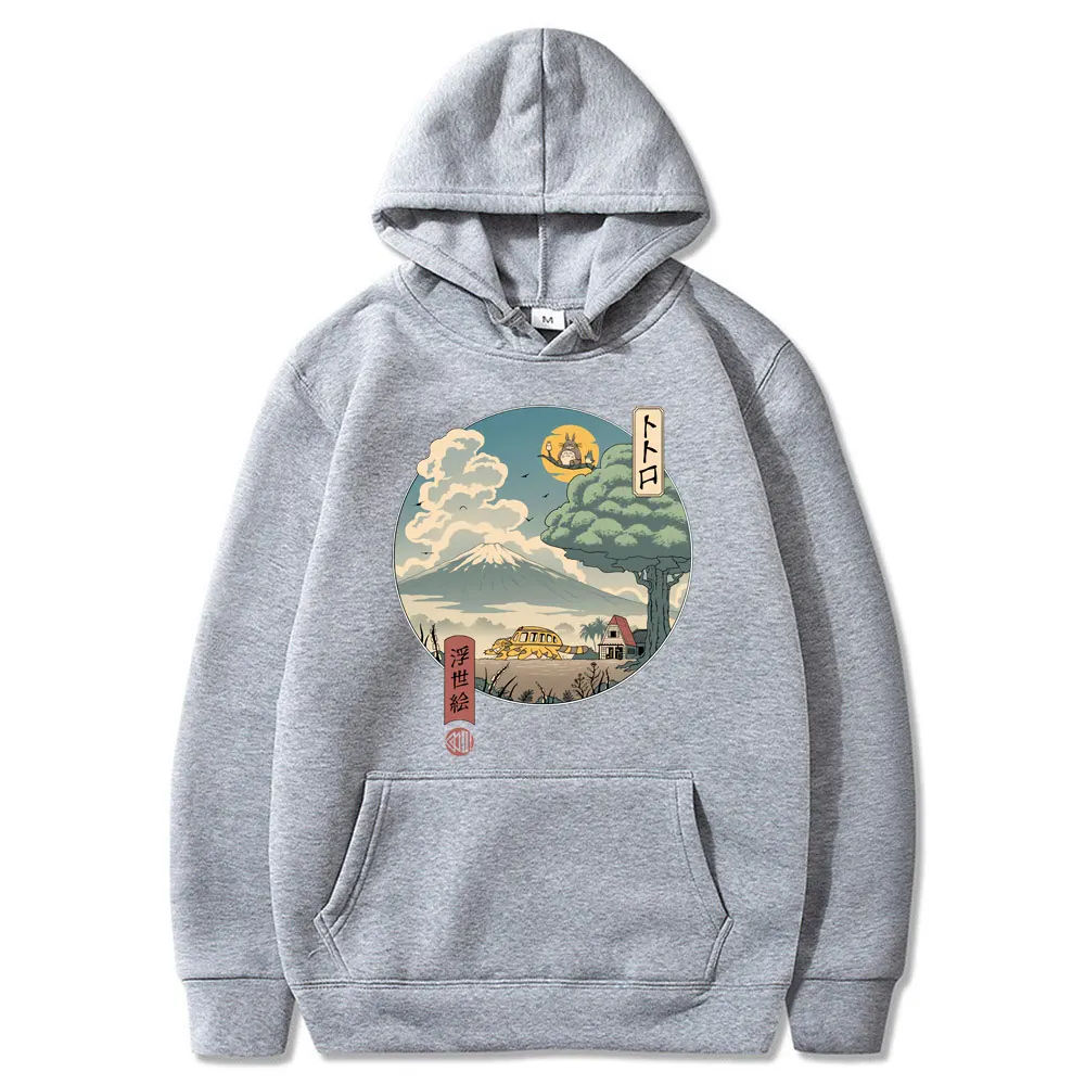 Толстовка в стиле Харадзюку С Капюшоном аниме Мой сосед Тоторо | Женская одежда