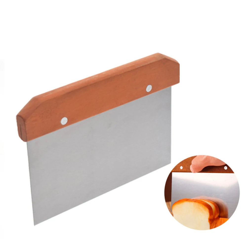 1 шт. скребок для теста из нержавеющей стали|Принадлежности выпечки| |